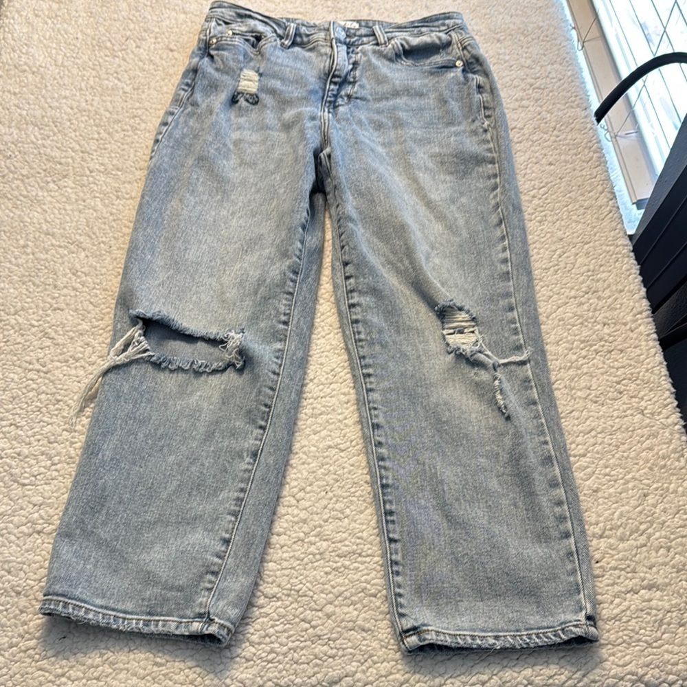Wonderly Vintage Straight Distresses Jeans Relaxed Fit